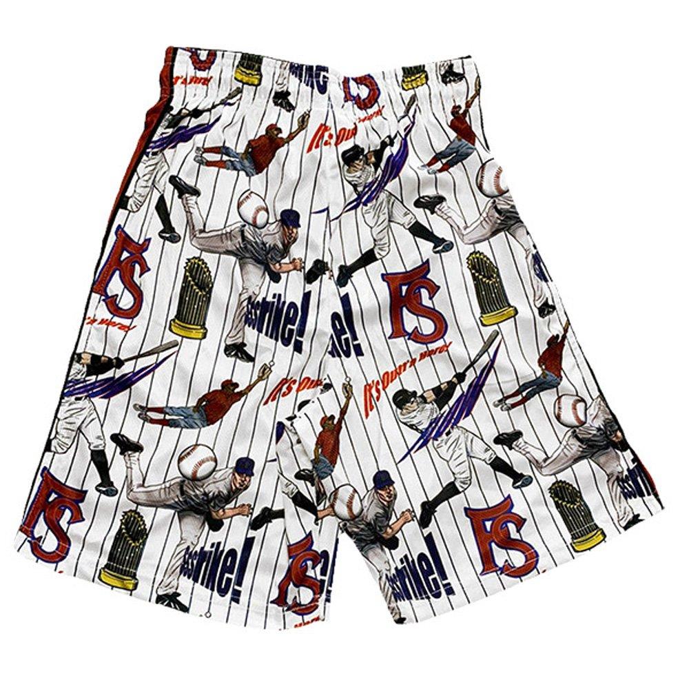 Flow Society Grand Slam Baseball Big Boys' Multicolor Attack Shorts
