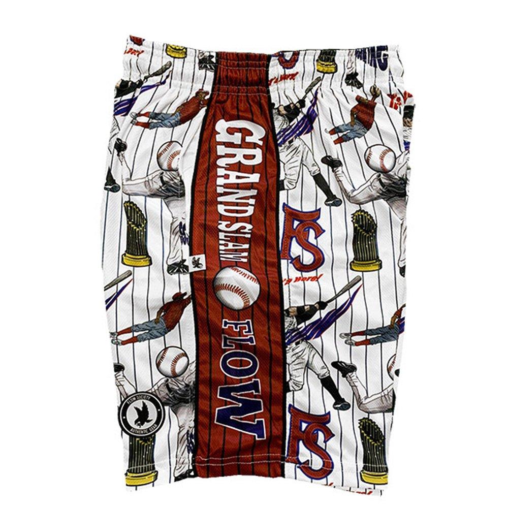 Flow Society Grand Slam Baseball Big Boys' Multicolor Attack Shorts