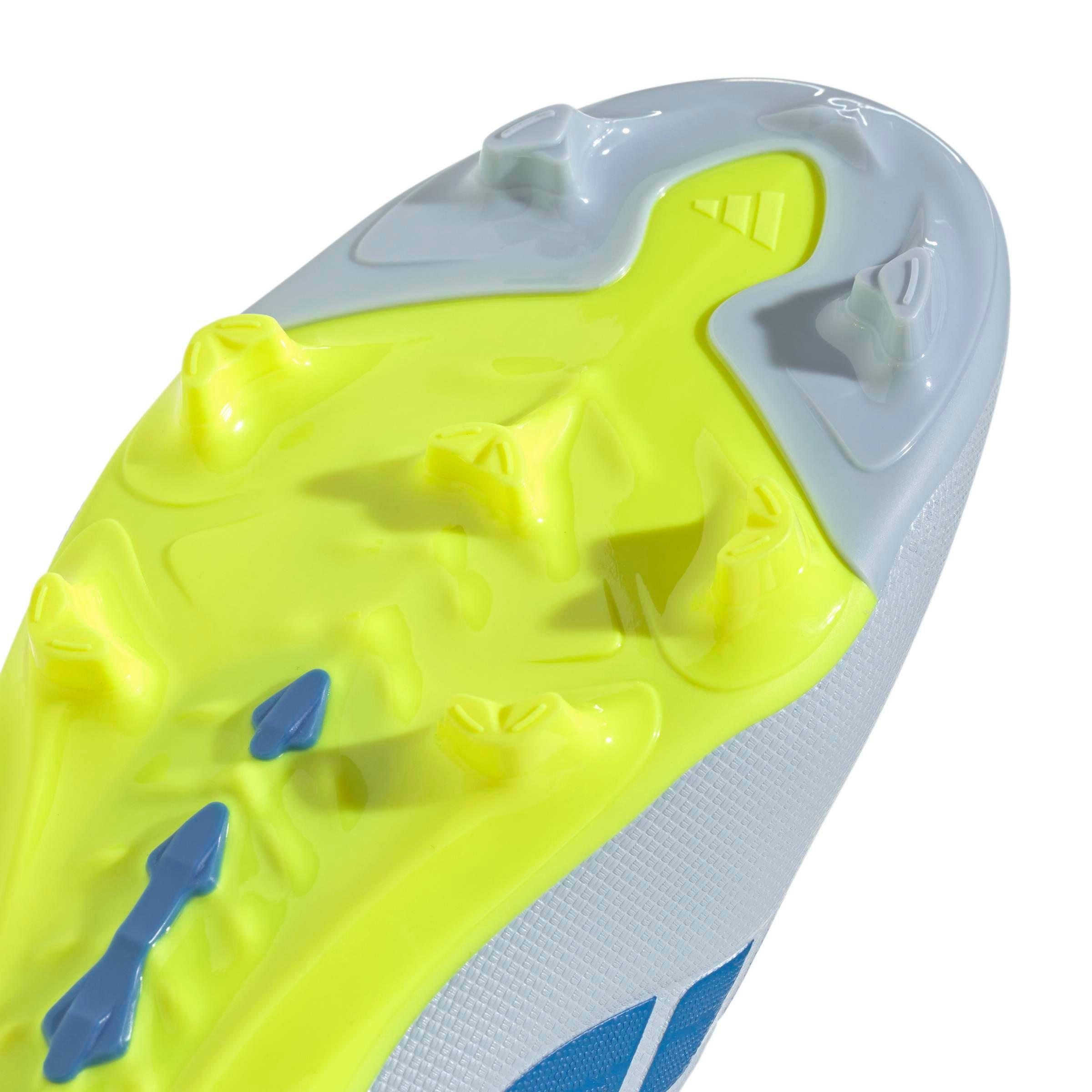 adidas Predator League FG "Crystal Sky/Ray Blue/Team Solar Yellow 2" Grade School Kids' Soccer Cleat - SKY/BLUE/YELLOW Thumbnail View 8