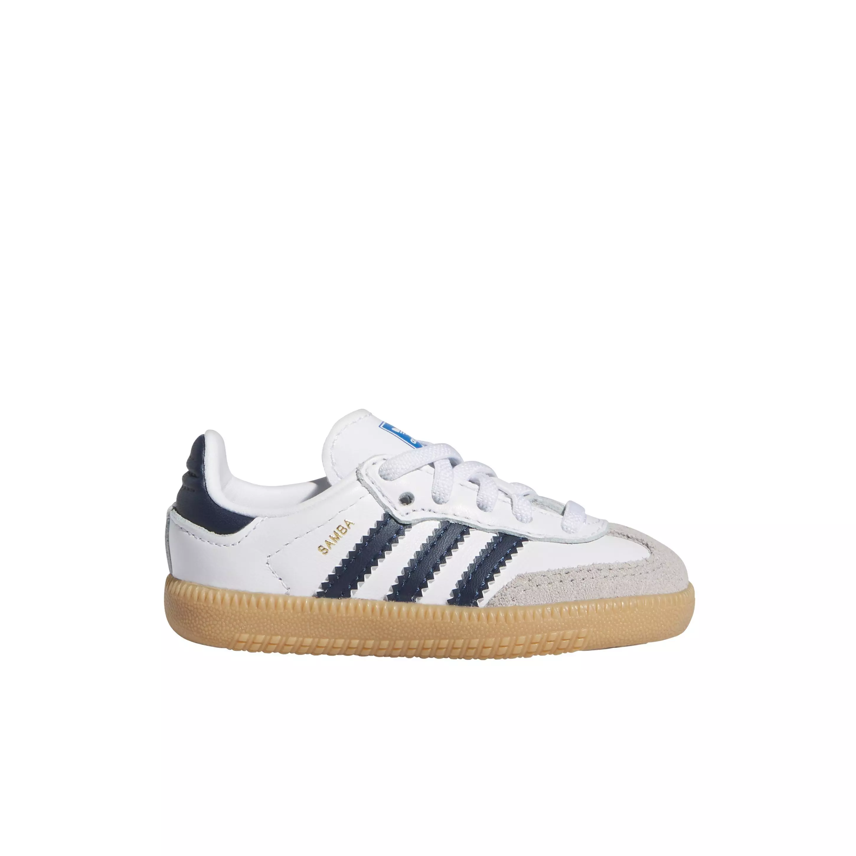 adidas Originals Samba OG "Ftwr White/Collegiate Navy/Gum 3" Infant Boys' Shoe - WHITE/NAVY/GUM