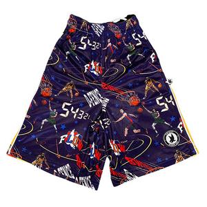 Flow Society Big Boys' Triple Double Flow Shorts -Blue/Red