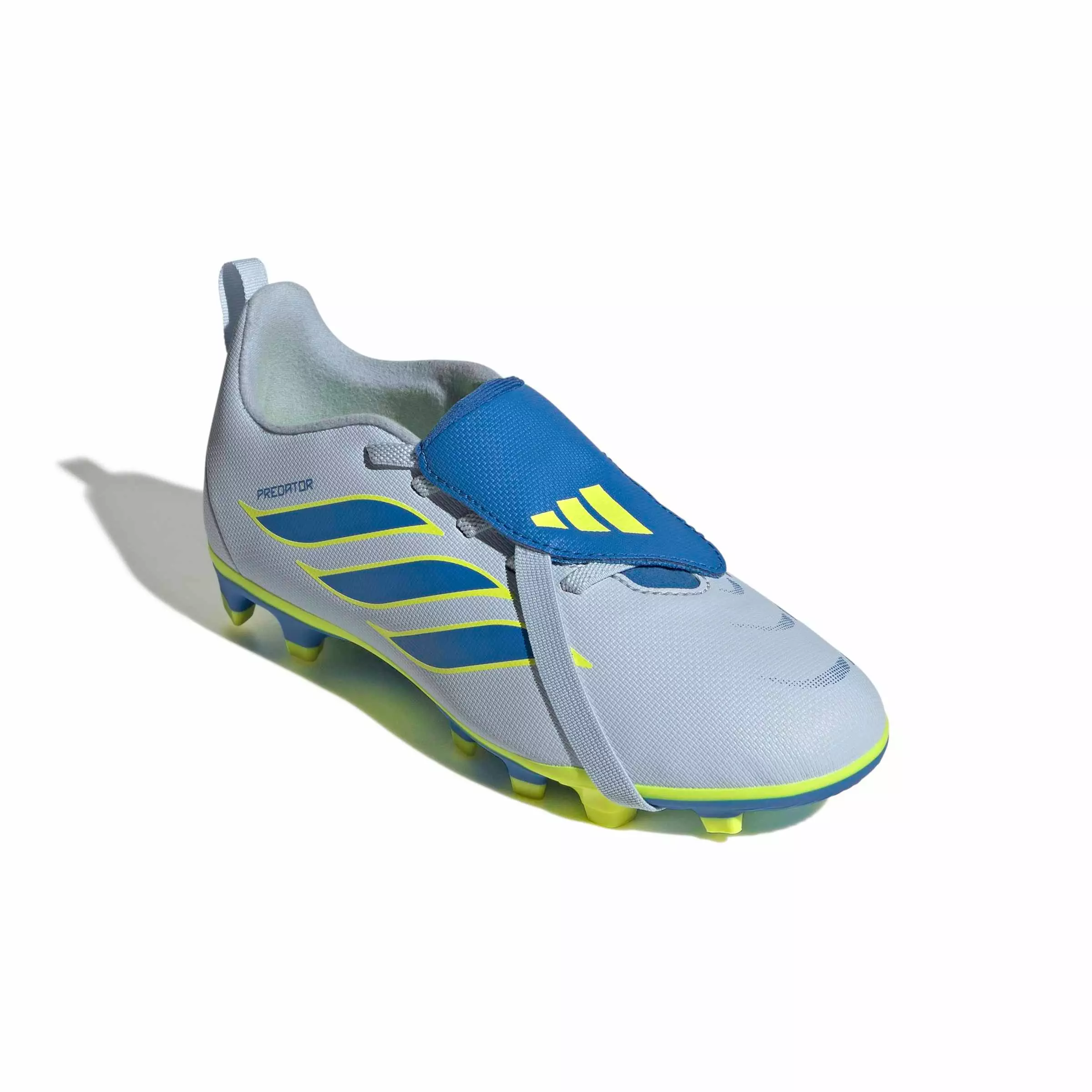 adidas Predator Club FOTEL FG "Crystal Sky/Ray Blue/Solar Yellow 2" Grade School Kids' Soccer Cleat - SKY/BLUE/YELLOW