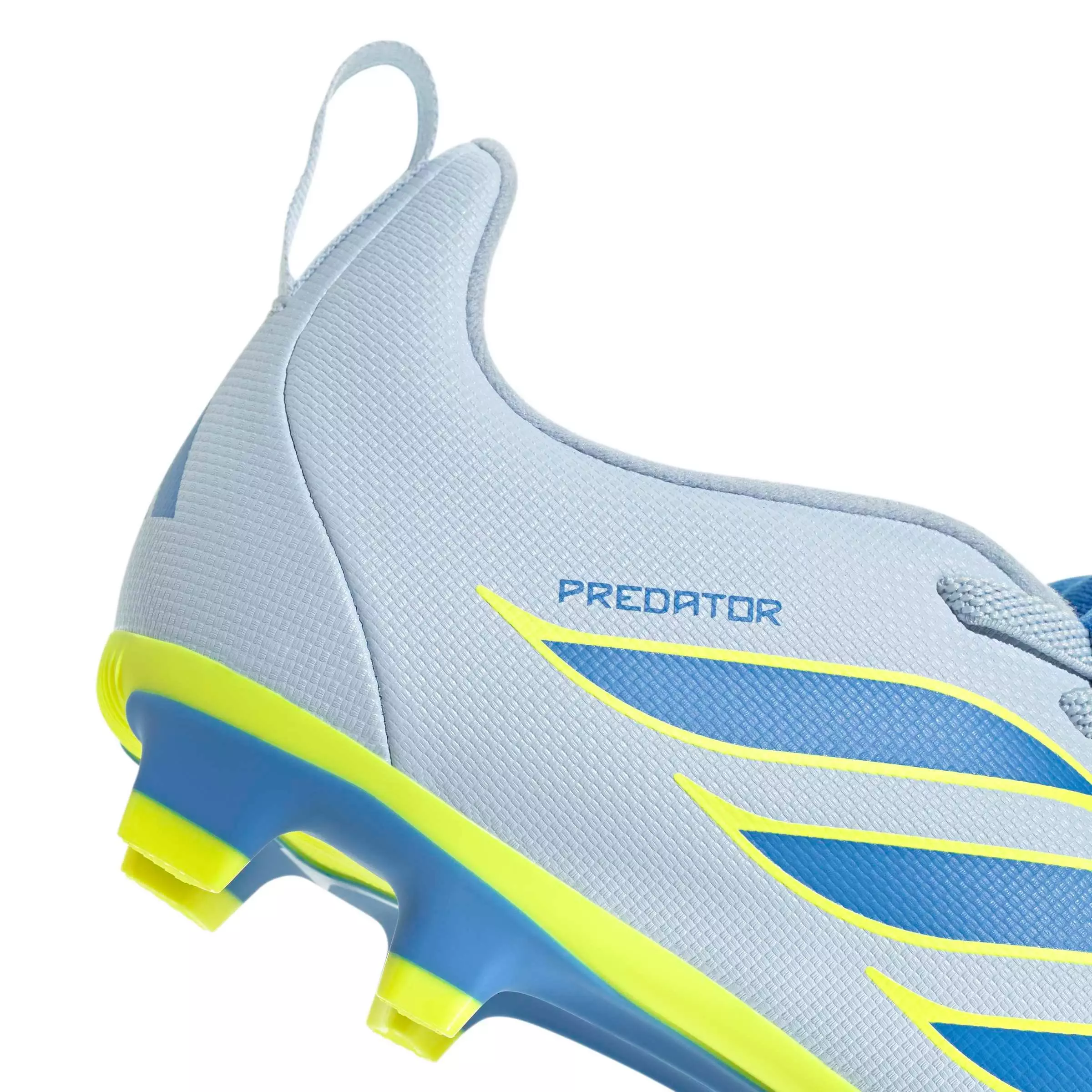 adidas Predator Club FOTEL FG "Crystal Sky/Ray Blue/Solar Yellow 2" Grade School Kids' Soccer Cleat - SKY/BLUE/YELLOW