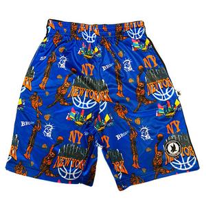 Flow Society Big Boys' NY Basketball Flow Shorts -Blue