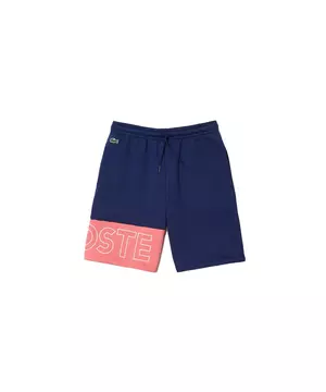 Lacoste Colorblock "Blue/Pink" Fleece Shorts