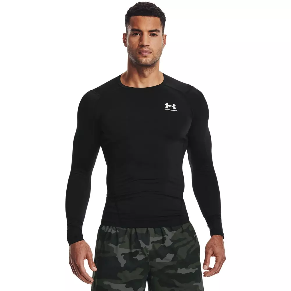  Under Armour Men's UA HeatGear Armour Long Sleeve Compression  Shirt LG Black : Clothing, Shoes & Jewelry