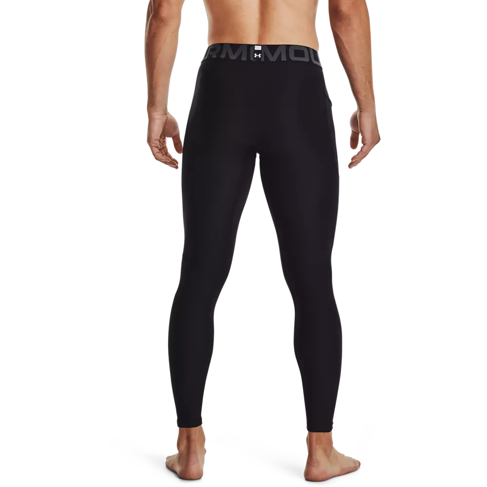 Under Armour Men's HeatGear Armour Leggings - Black - BLACK