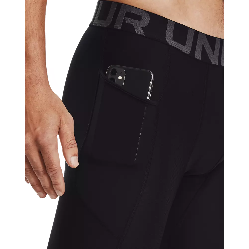 Under Armour Men's HeatGear Armour Leggings - Black - BLACK