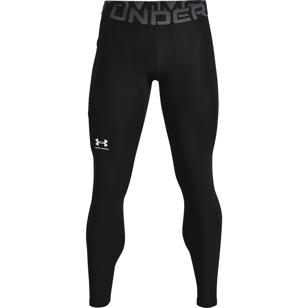Under Armour Men's HeatGear Armour Leggings - Black - BLACK Thumbnail View 5