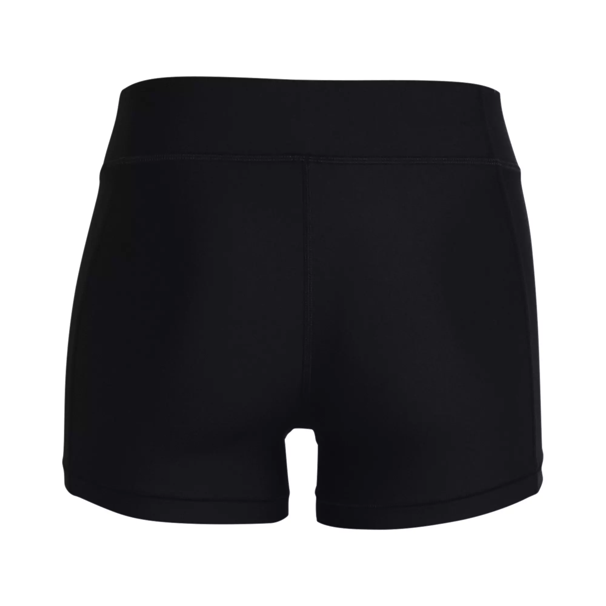 Under Armour Women's HeatGear Mid-Rise Shorts - BLACK