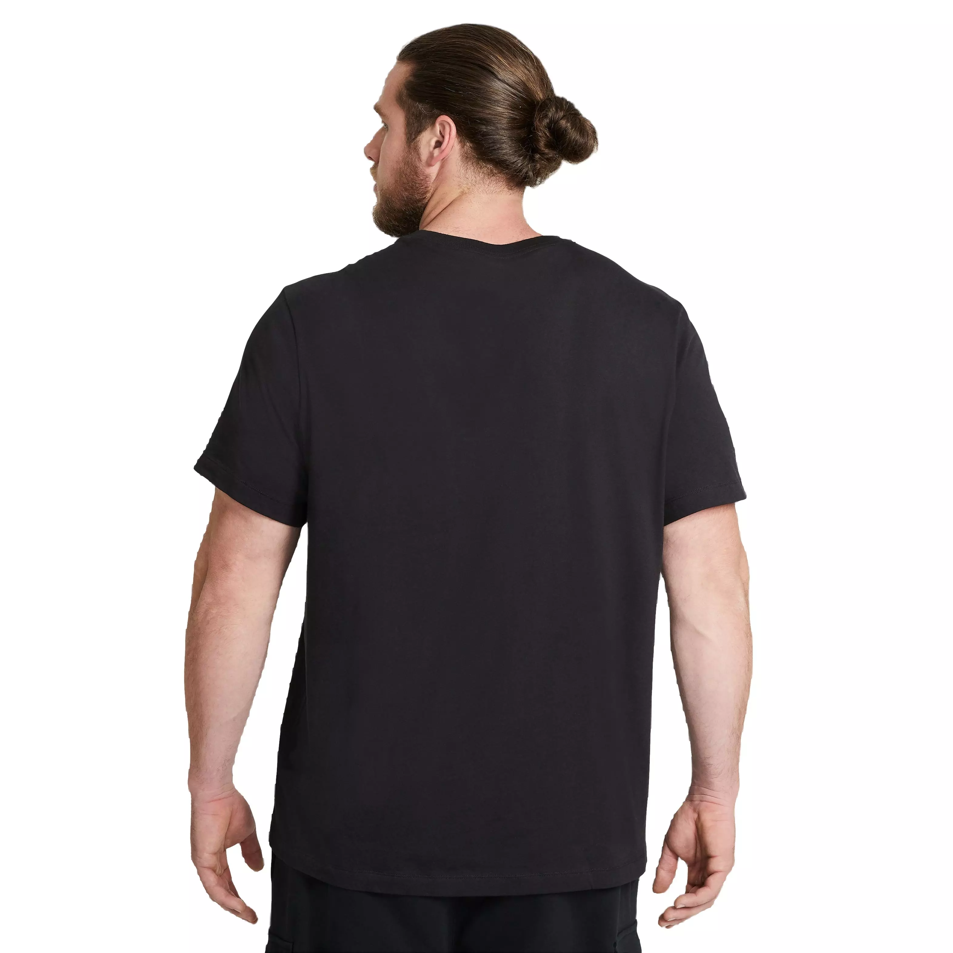 Nike Men's Sportswear Club Tee - Black/White - BLACK
