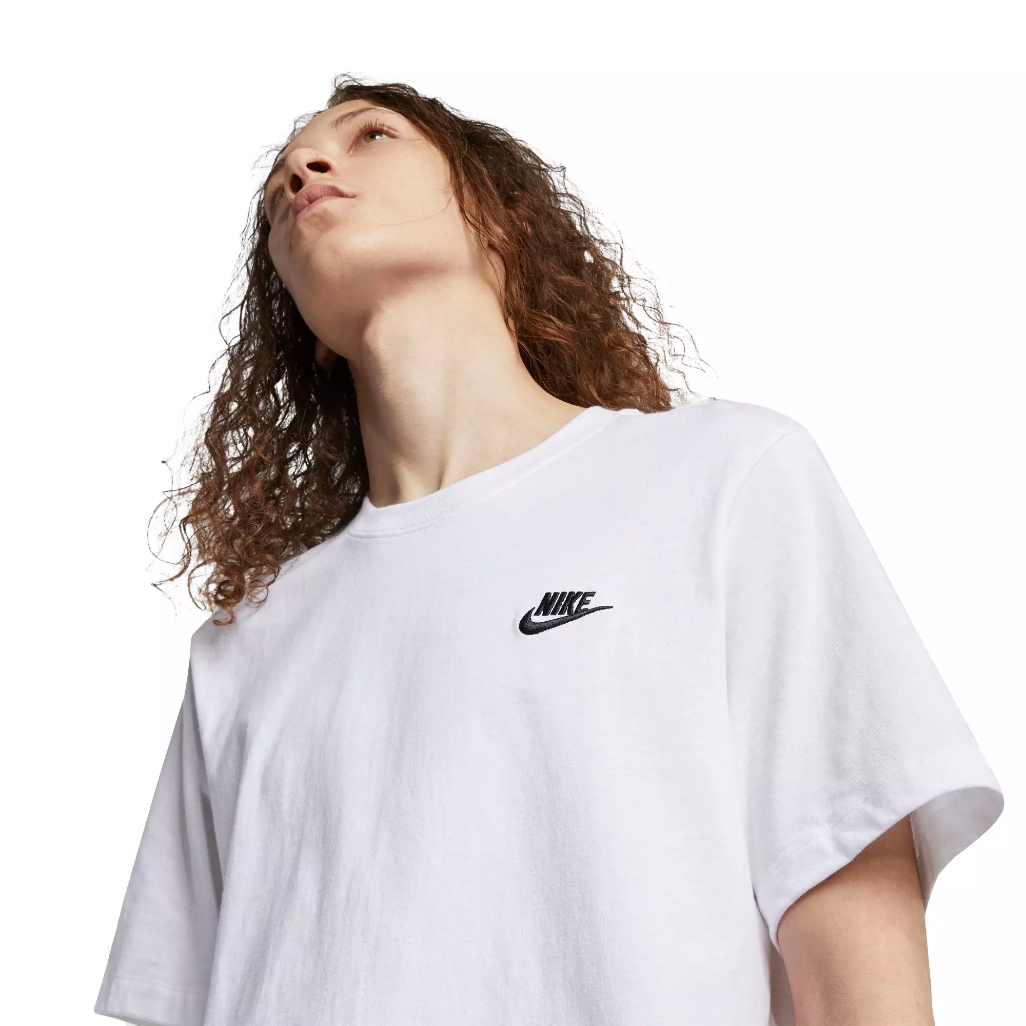 Nike Men's Sportswear Club Men's "White" T-Shirt - WHITE