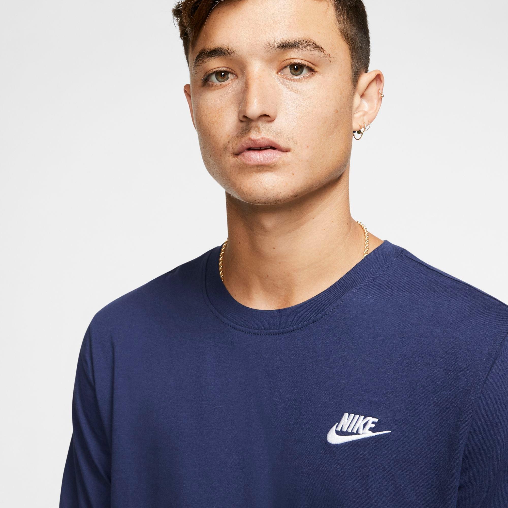 Nike T-Shirt NSW Club - Navy/Vit
