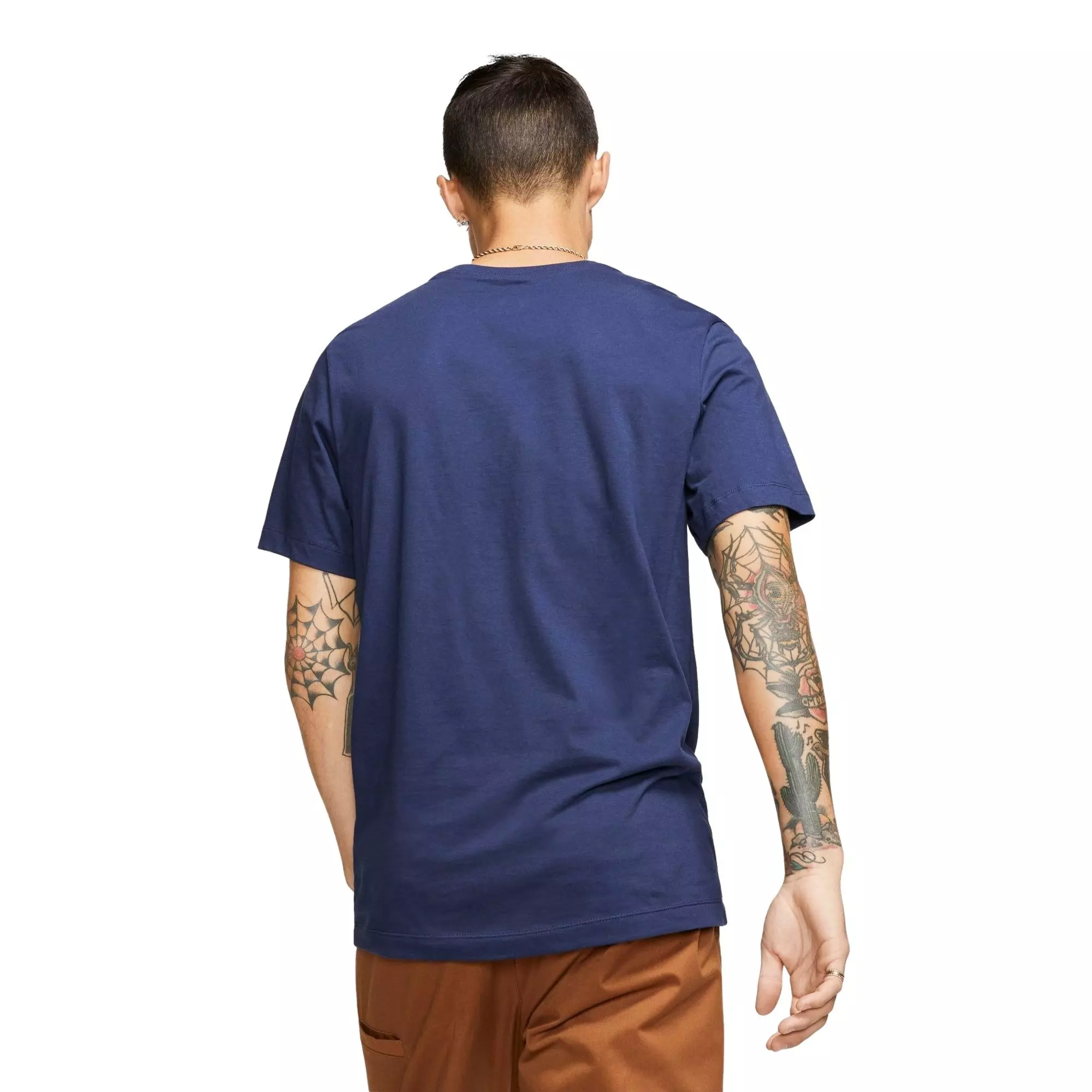 Nike Sportswear Club Men's T-Shirt-Navy - NAVY