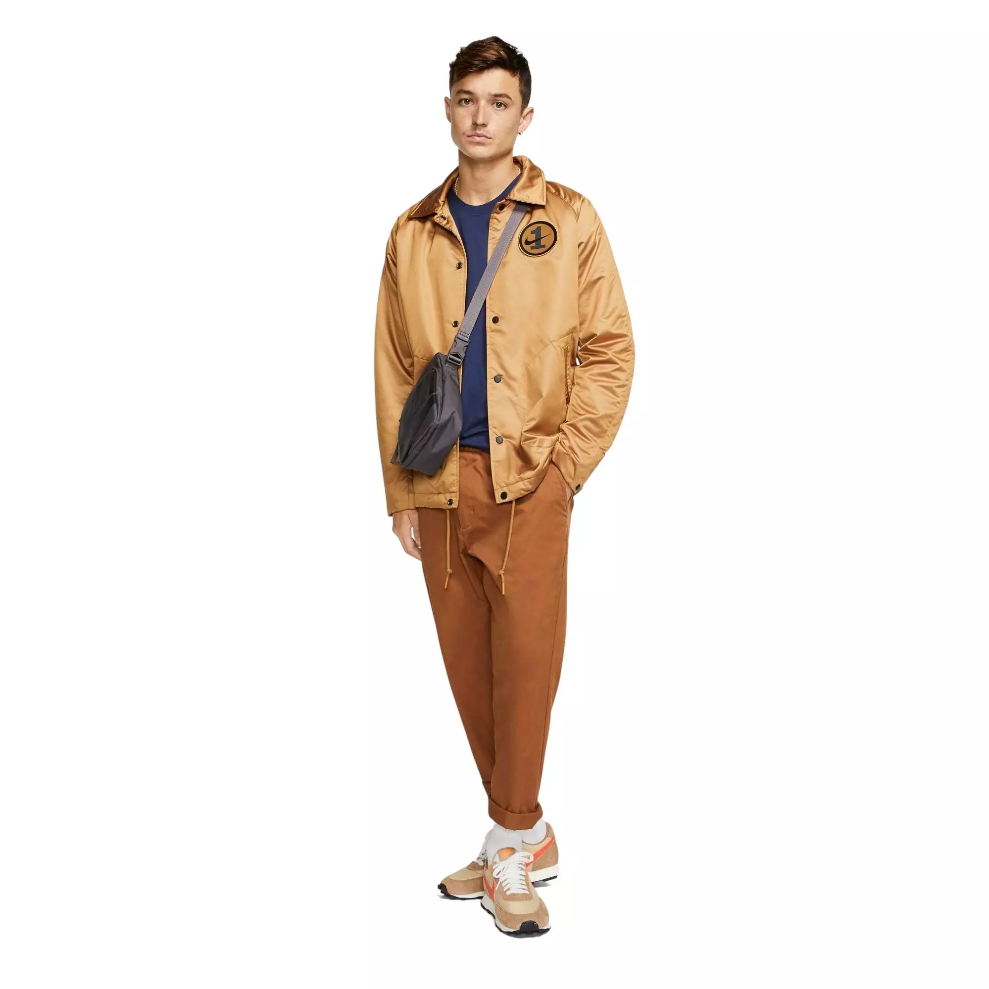 Nike Sportswear Club Men's T-Shirt-Navy - NAVY