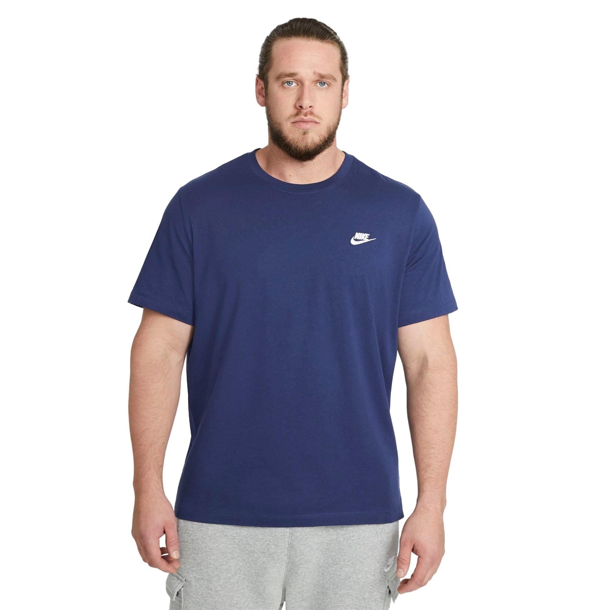 Nike Sportswear Club Men's T-Shirt - Navy - NAVY Thumbnail View 5