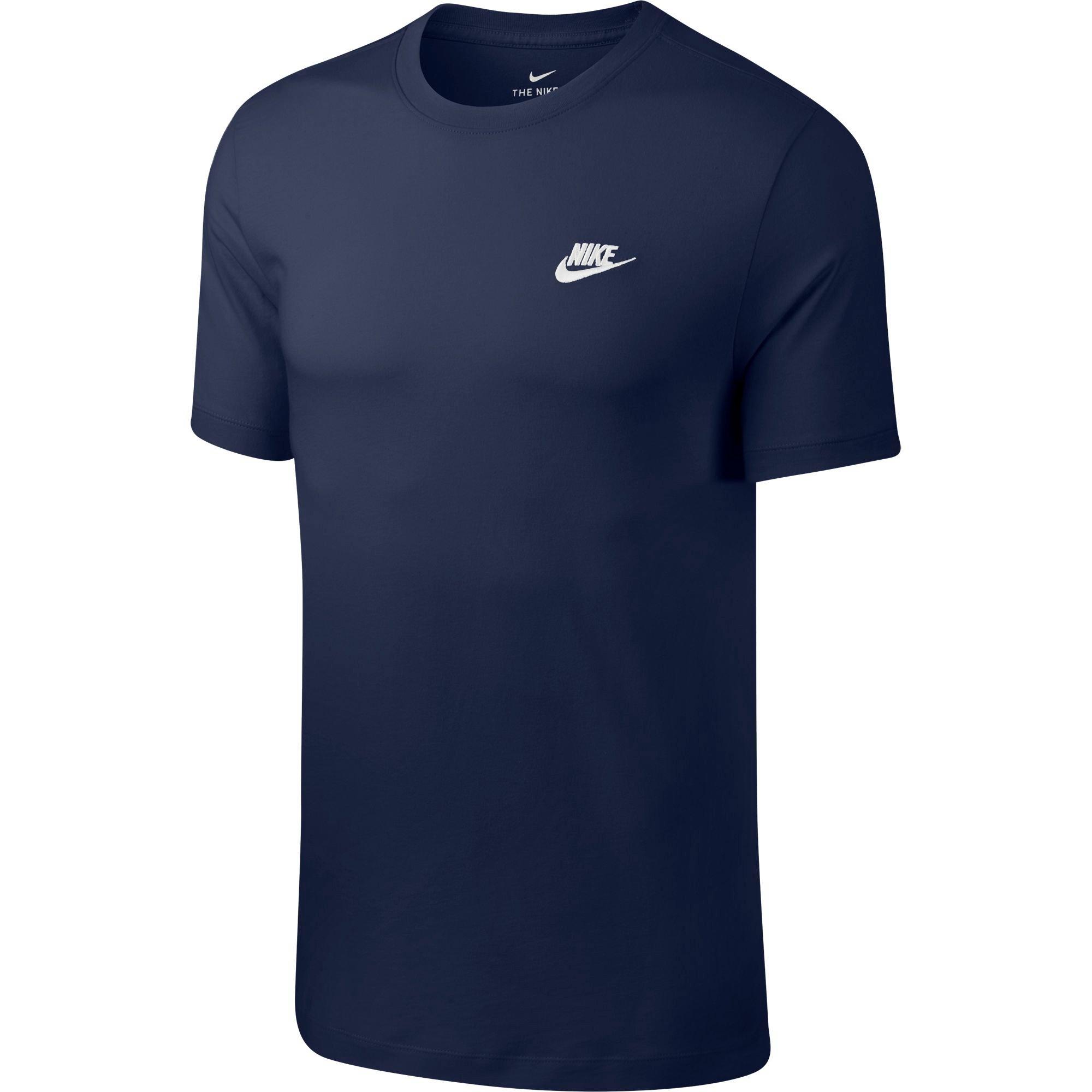 Nike Sportswear Club Men's T-Shirt-Navy - NAVY Thumbnail View 9