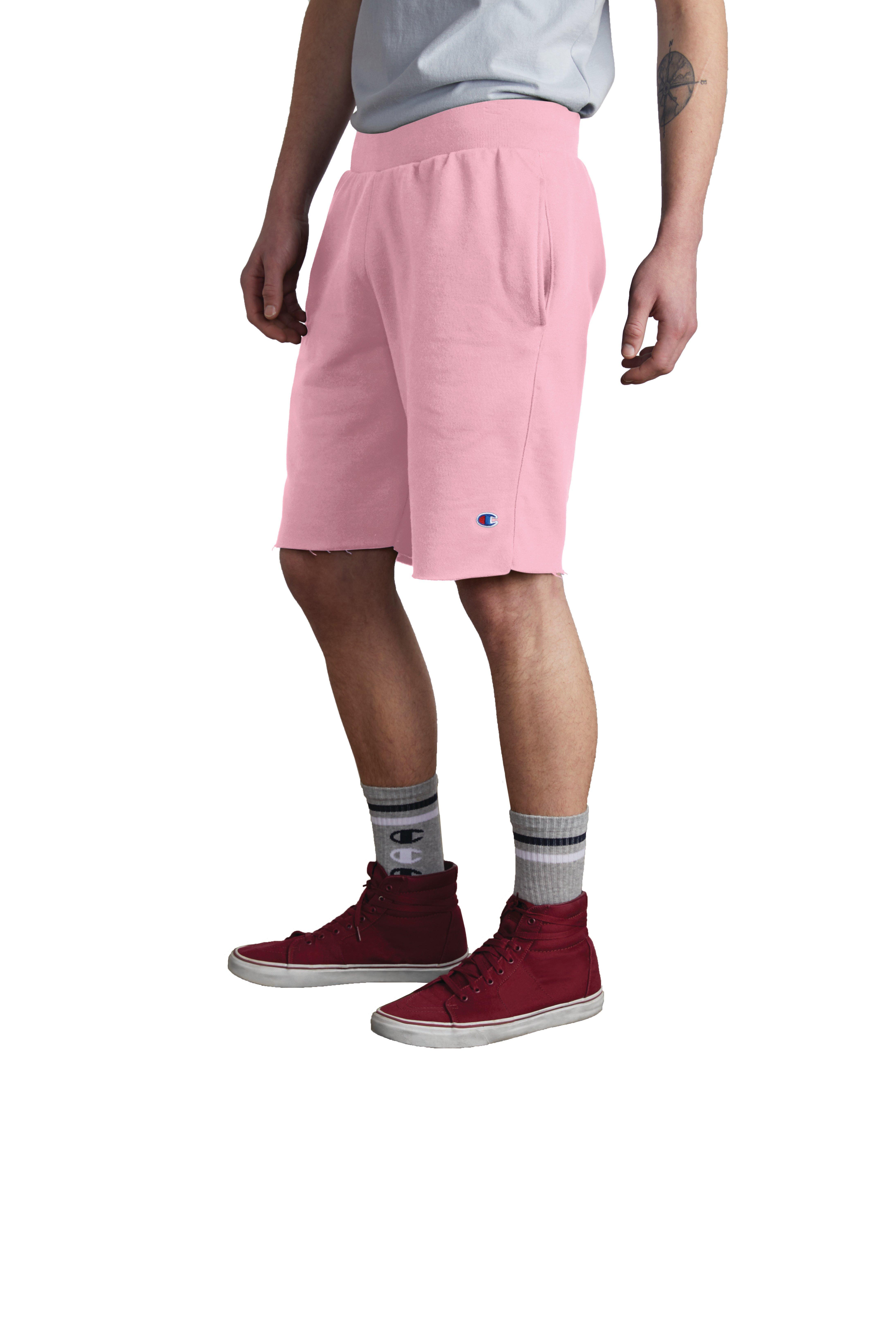 Mens pink champion hot sale shorts