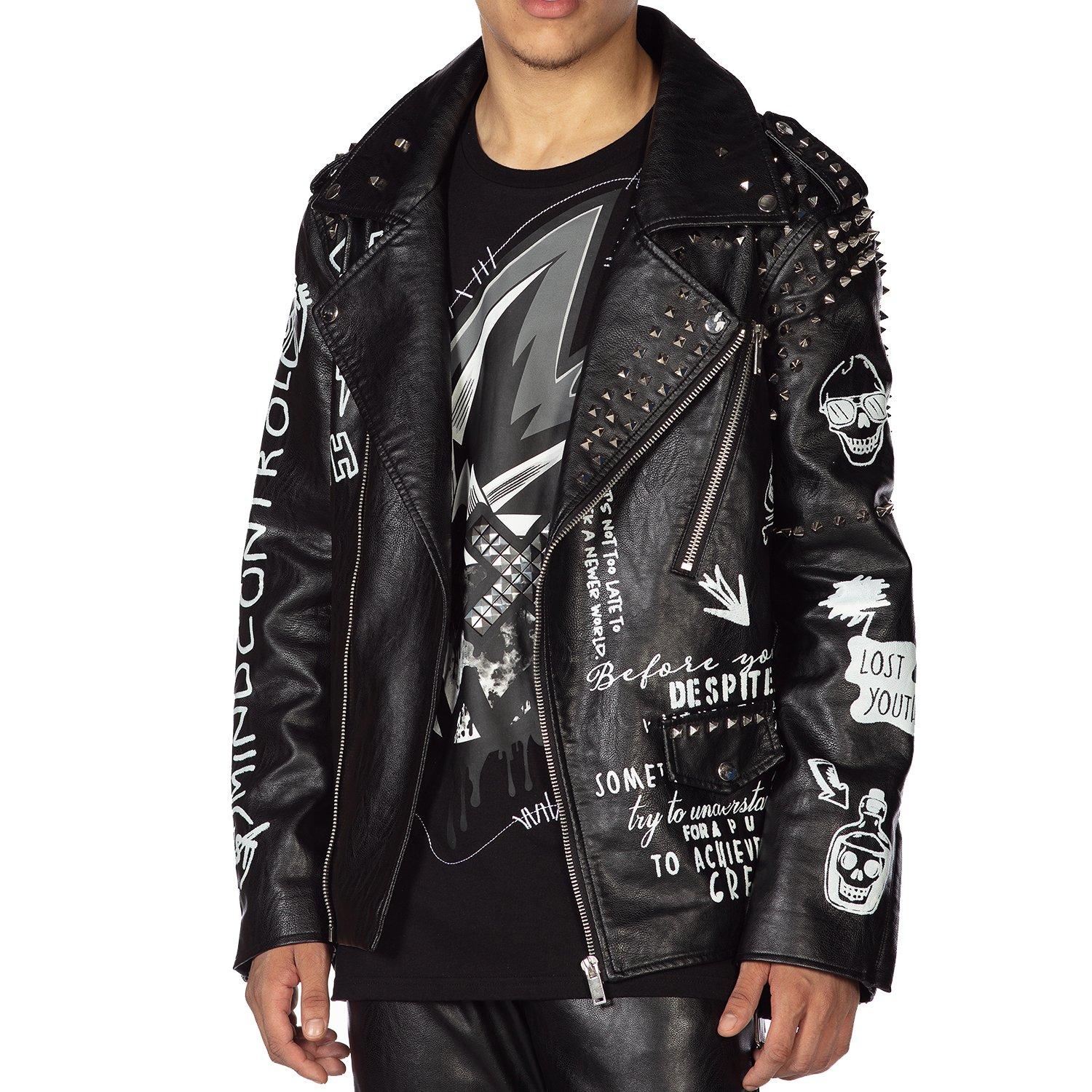 smoke rise leather jacket
