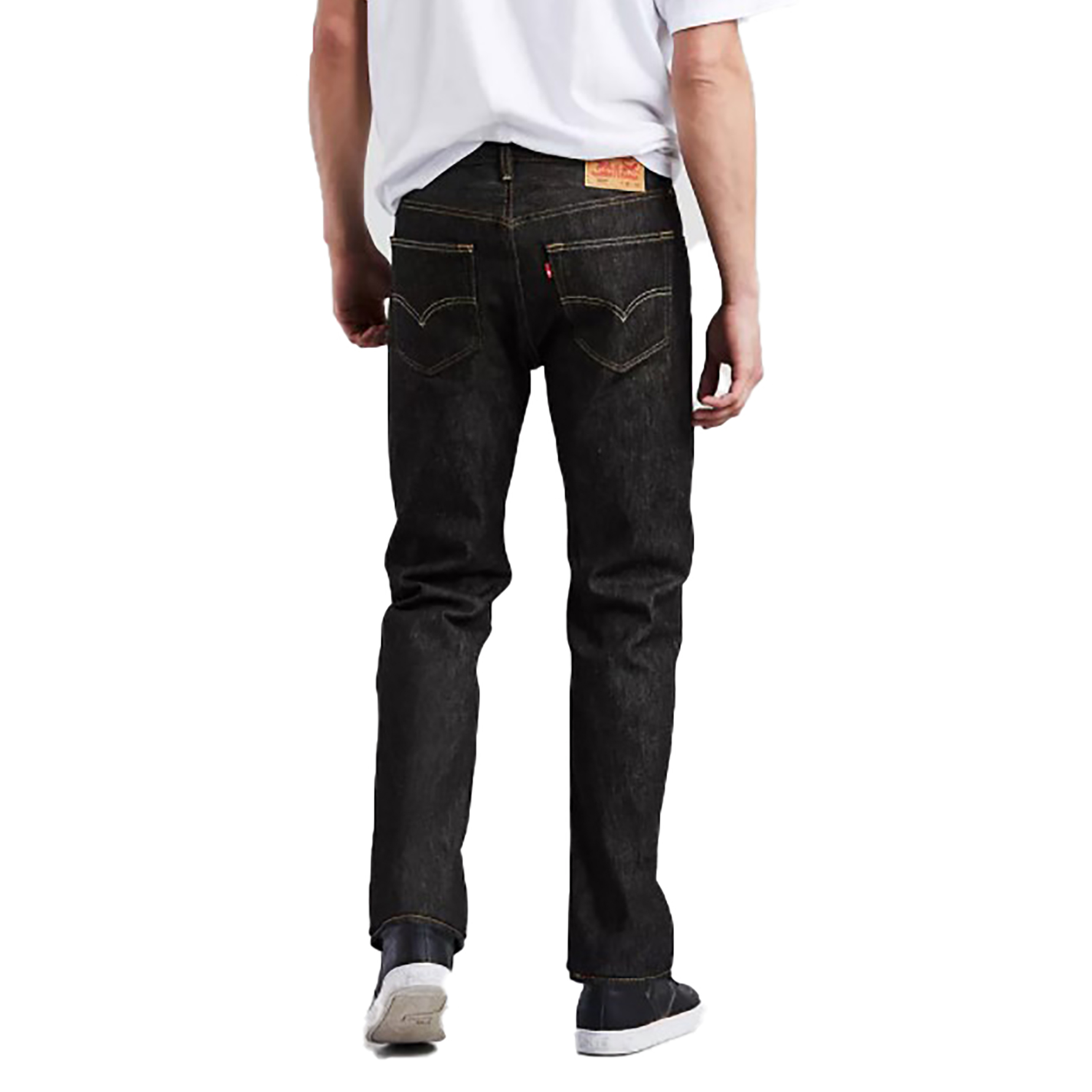 501 black deals levi jeans