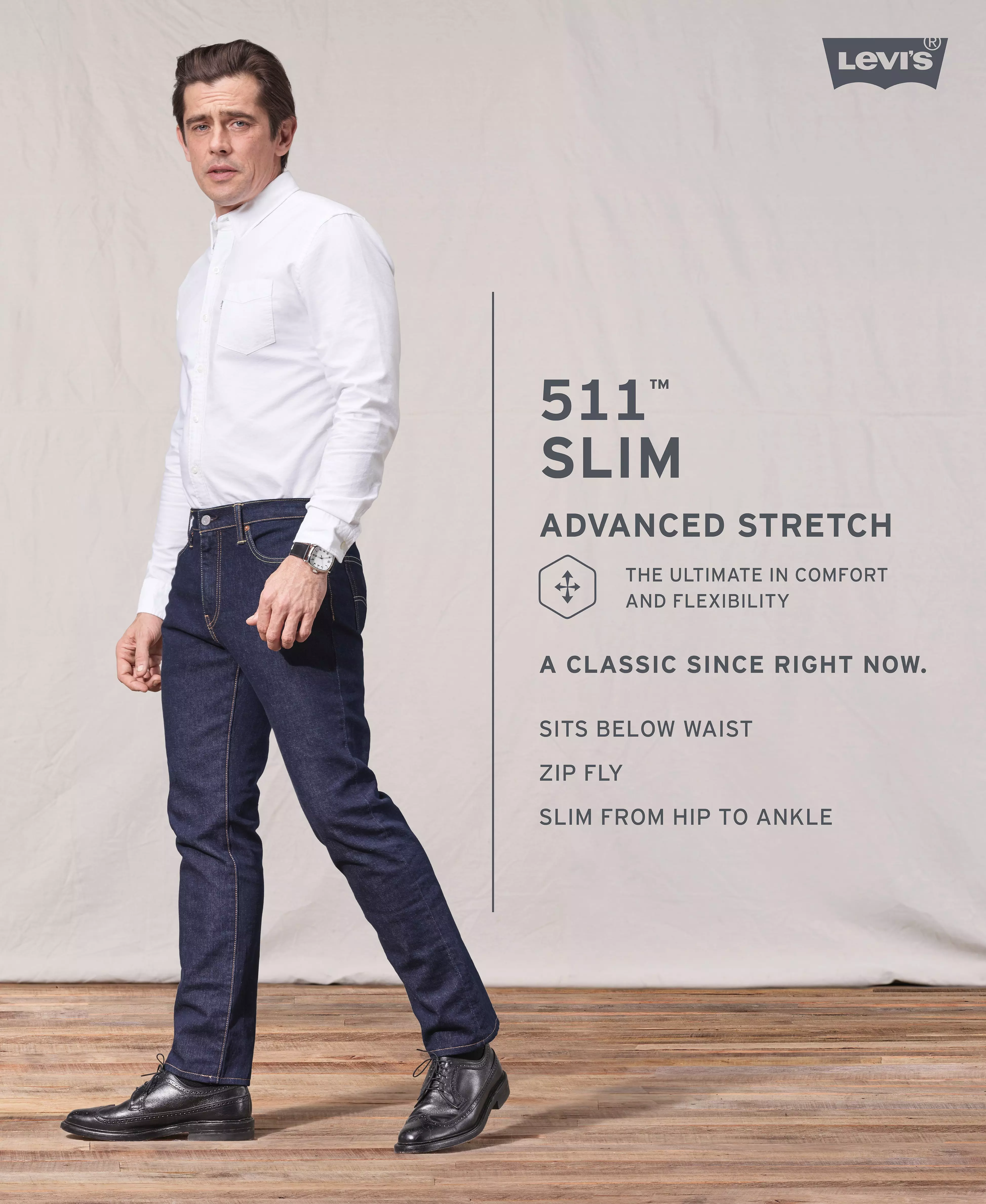 Levi's Men's 511 Slim Fit Cut-Off Swiss DX Shorts - WHITE