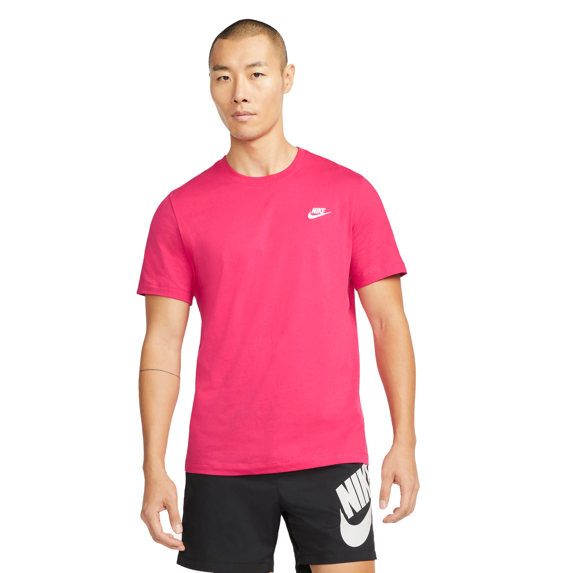 Nike t shirt mens on sale pink