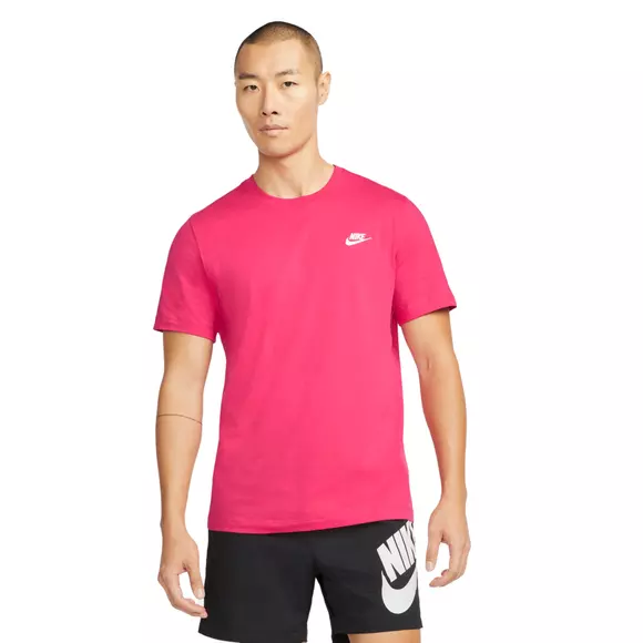 Fæstning Mægtig Hård ring Nike Men's Sportswear Club "Pink" Tee - Hibbett | City Gear