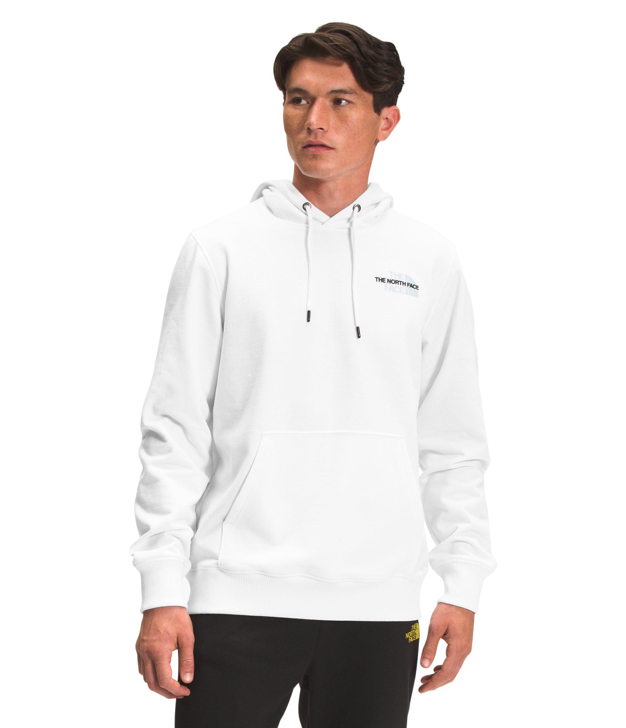 The North Face Men's Coordinates Pullover Hoodie-White - Hibbett | City Gear