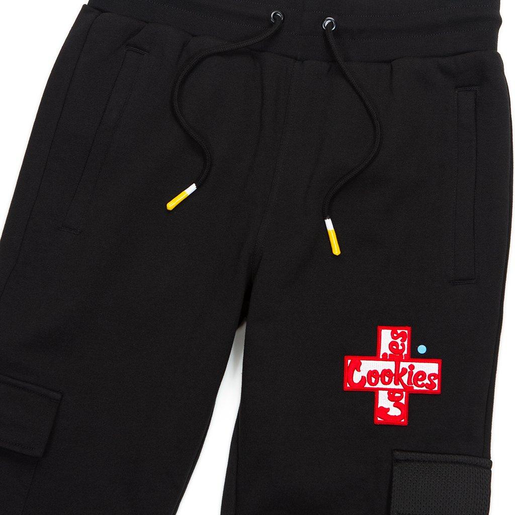 Fleece Cargo Sweatpant Black