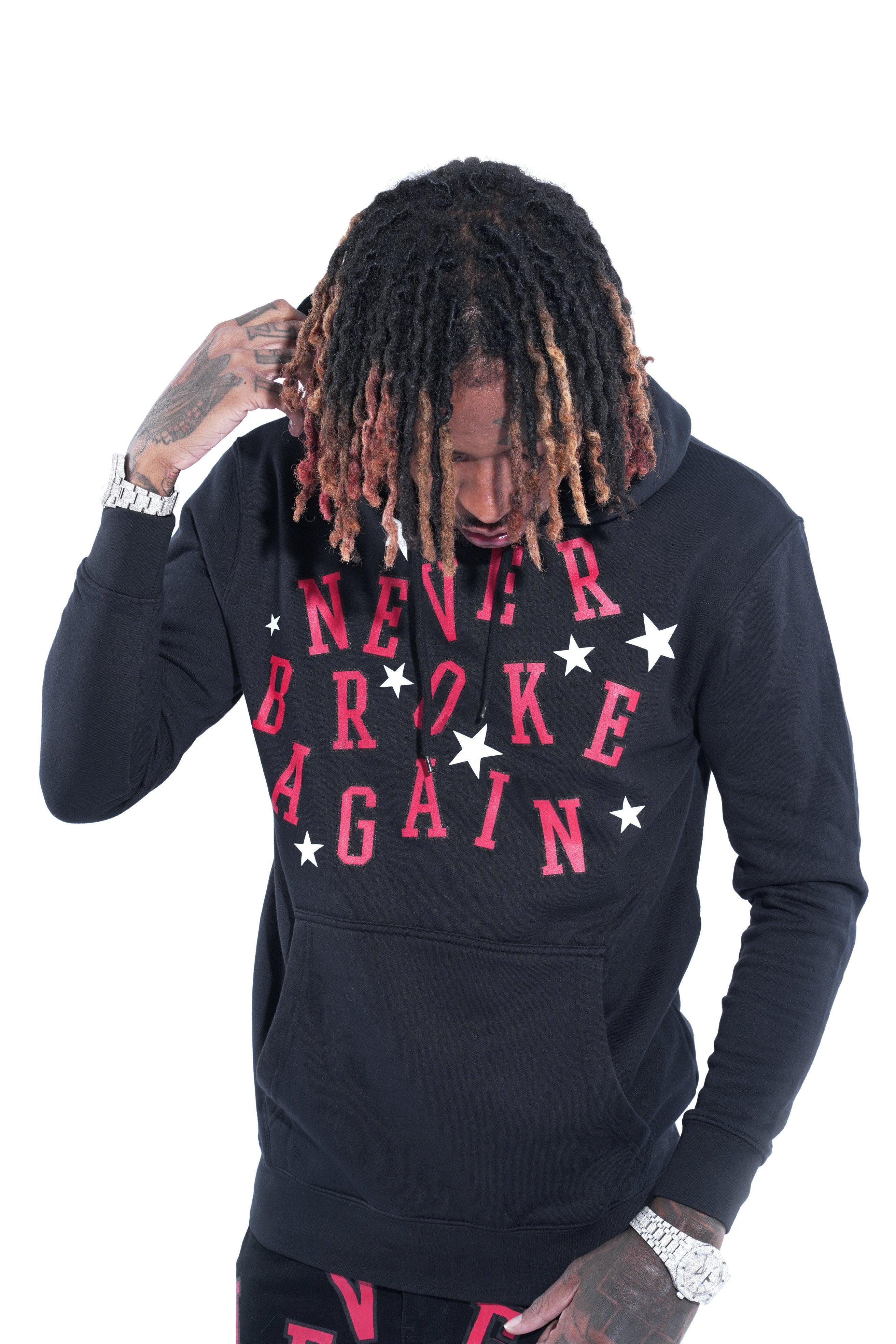 Never broke cheap again black hoodie