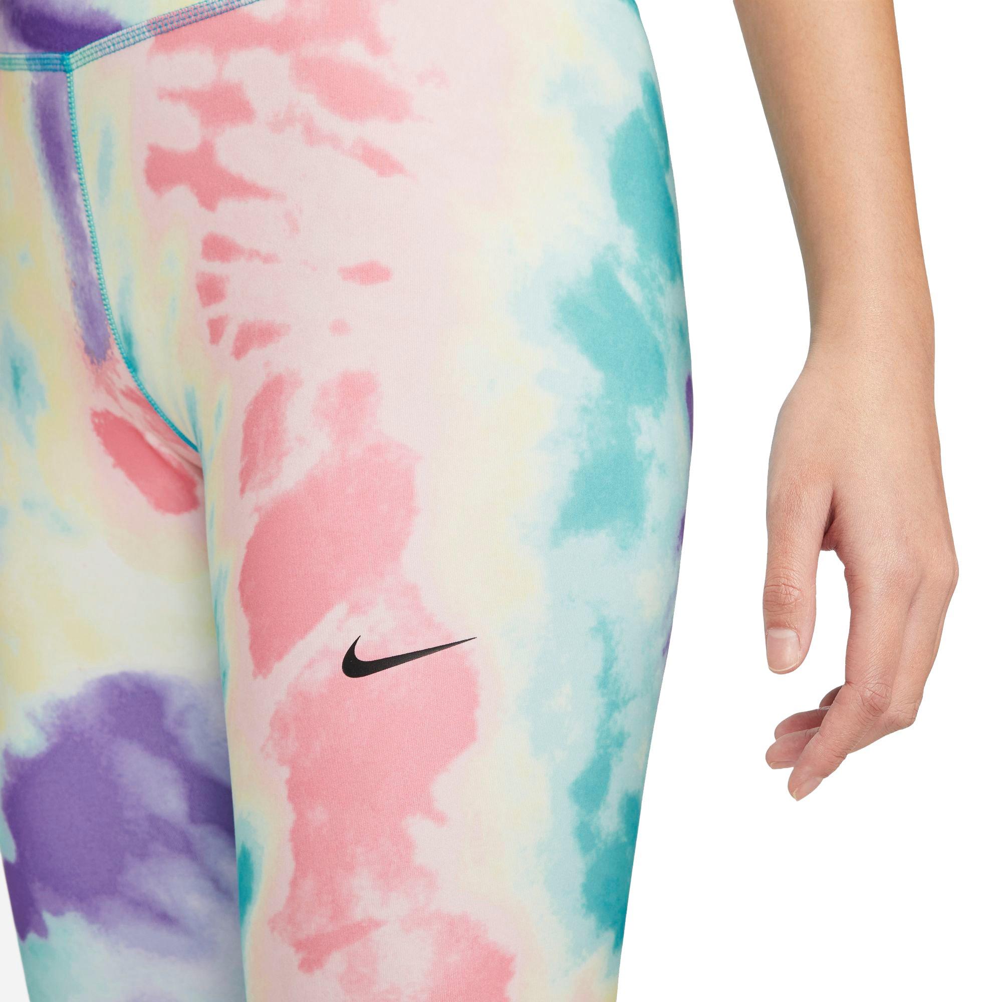 Nike Women's Dri-FIT One 7/8 Mid-Rise Leggings-Multi-Color