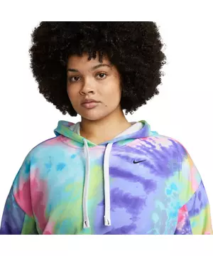 Nike Women'S Get Fit Tie-Dye Training Pullover Hoodie-Multi-Color