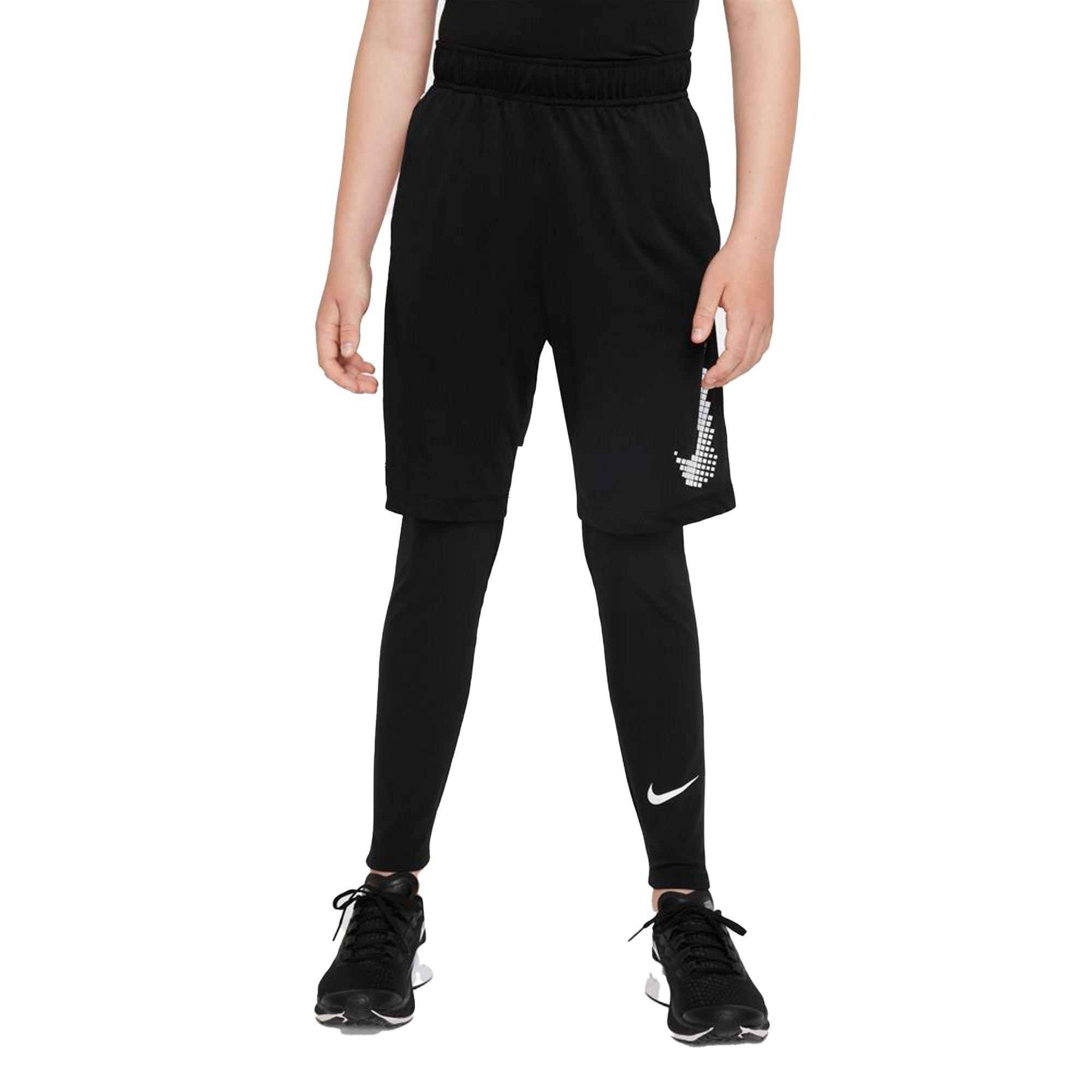 Nike Boys' Boys' Pro Tights, Kids', 3/4 Cropped, Tapered, Athletic,  Training