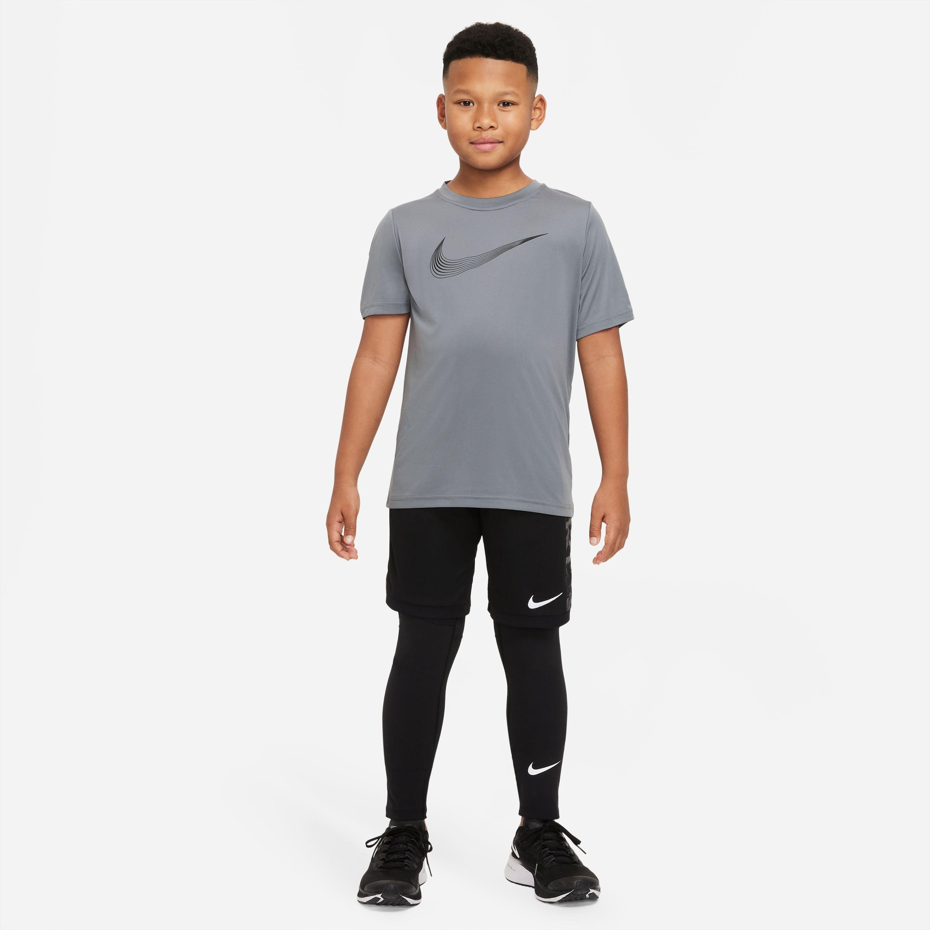 Boys Youth Nike Jordan Flight DriFit Training Compression Tights 3/4  Basketball