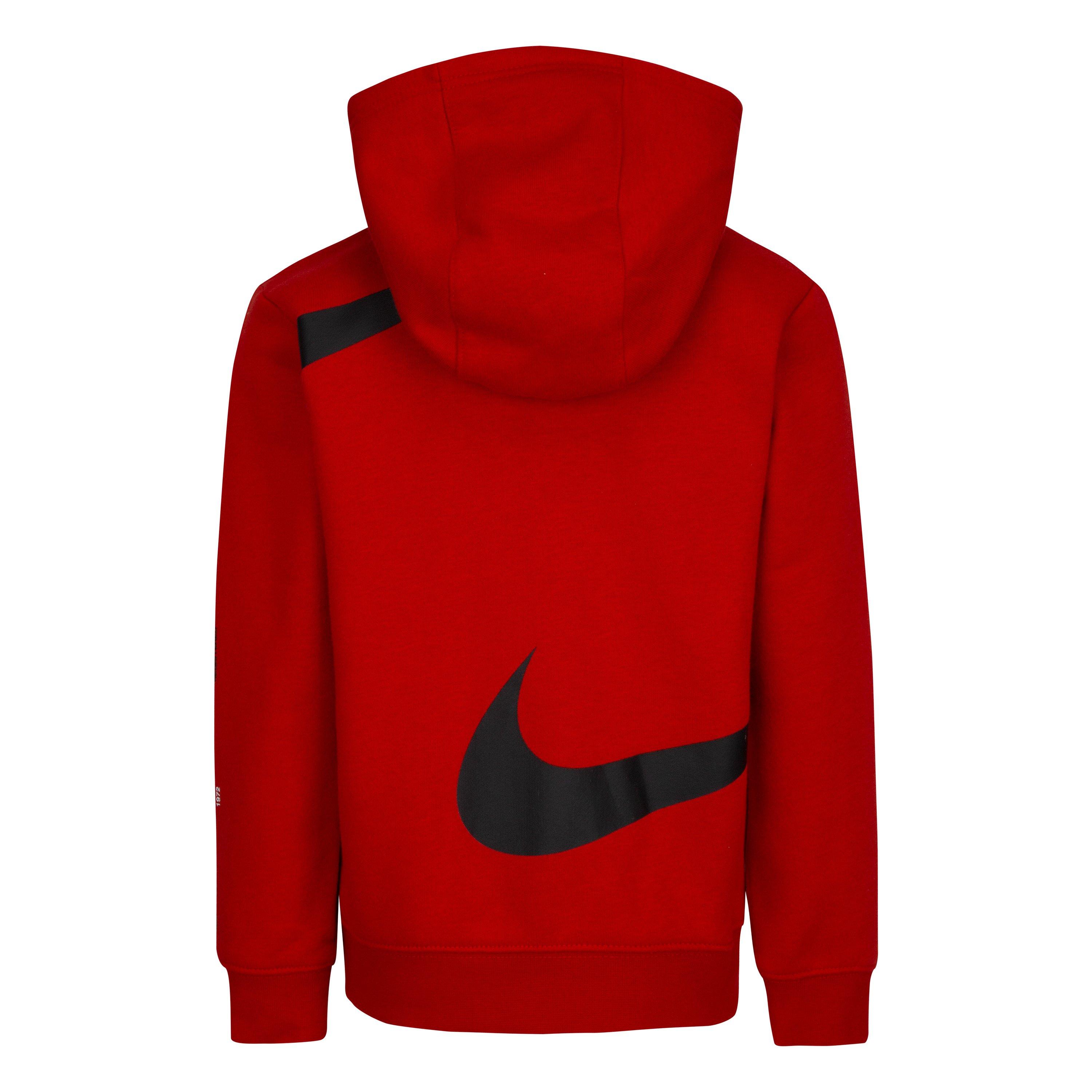 Nike red hoodie online boys