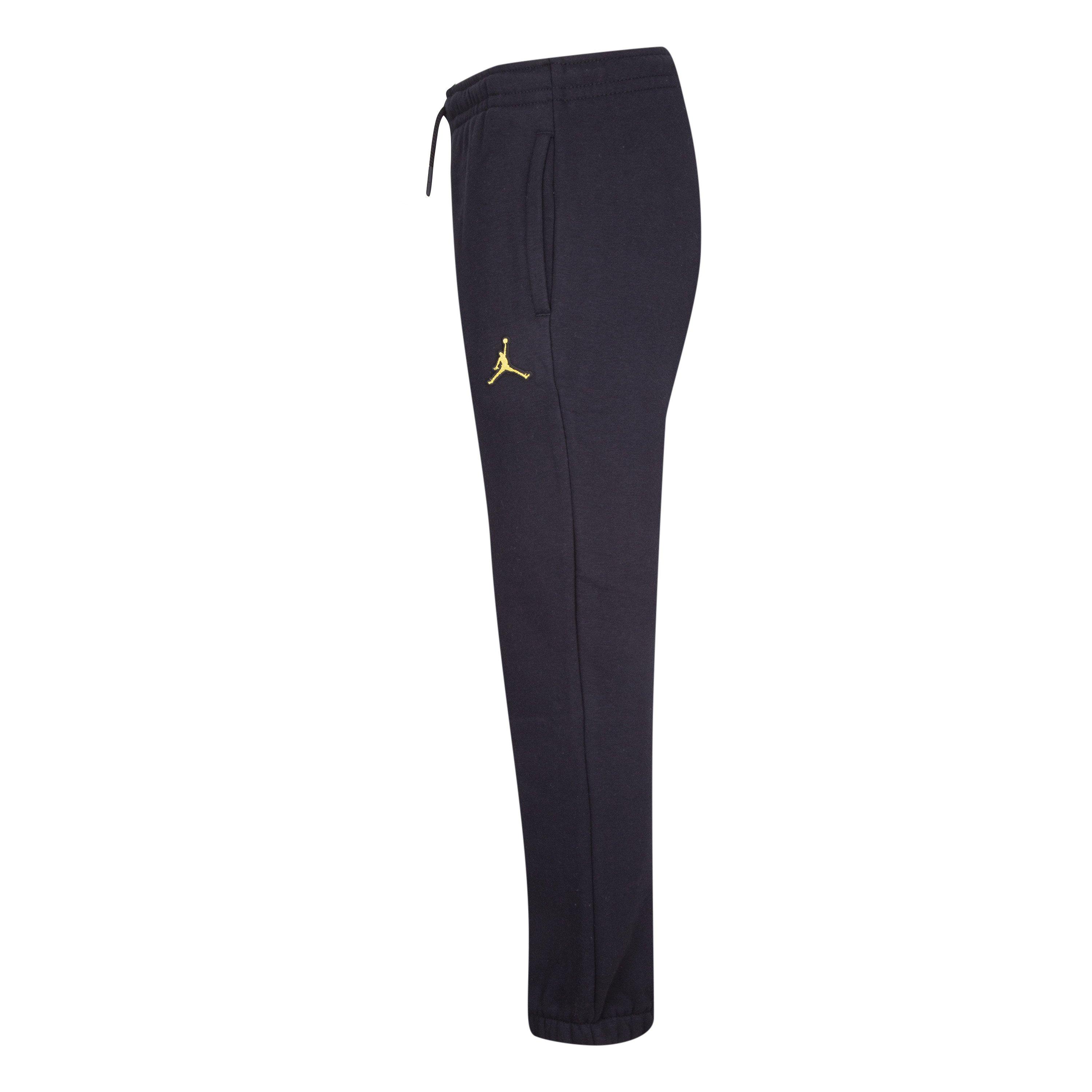 black and gold jordan pants
