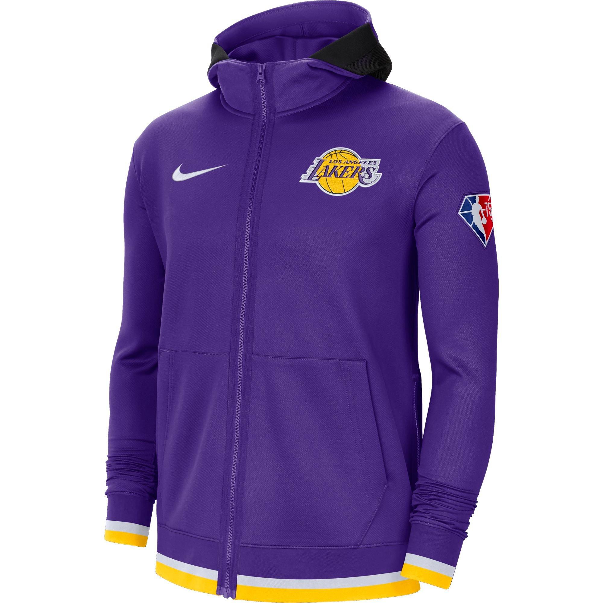 Nike Men's Los Angeles Lakers City Club Fleece Hoodie In Black, ModeSens