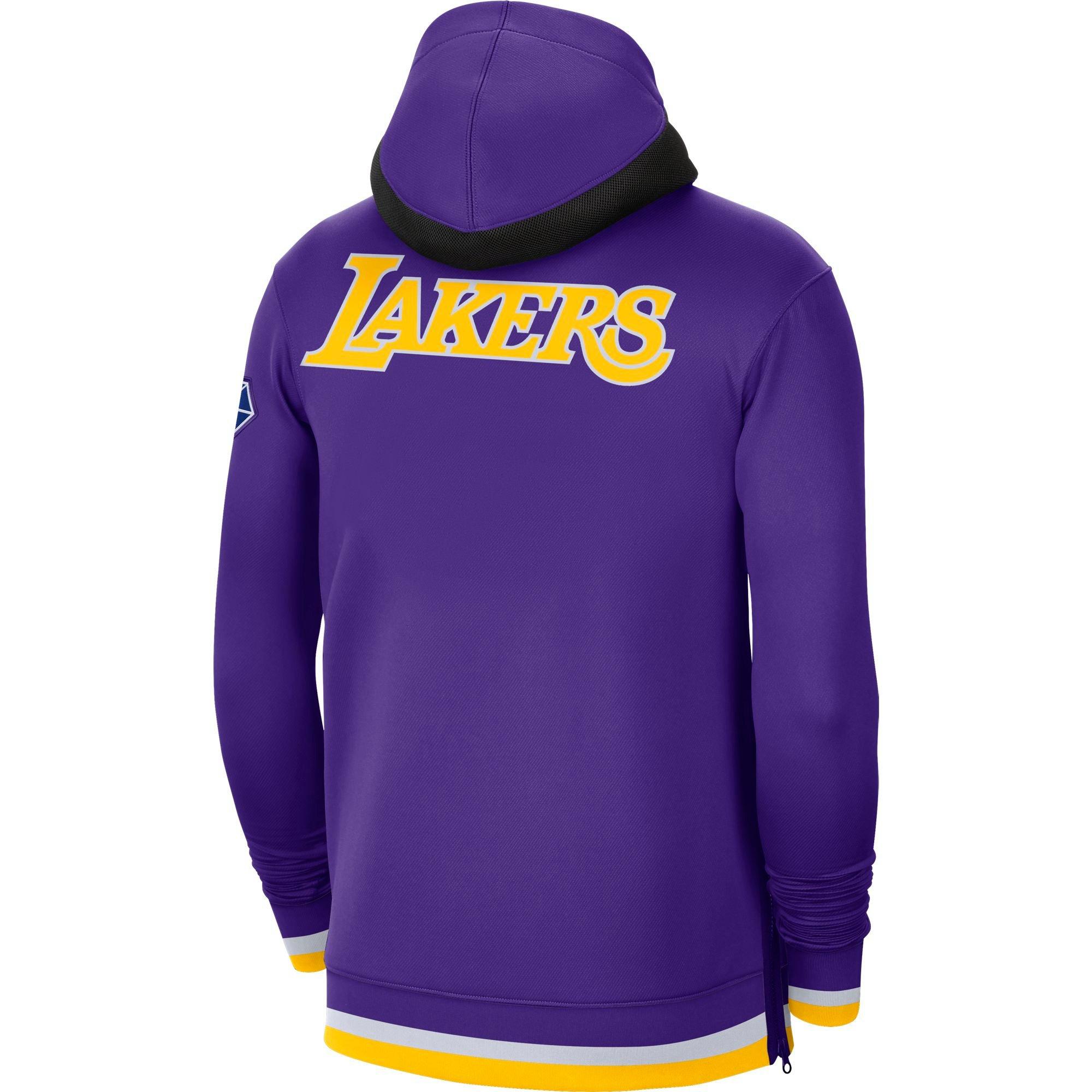 Nike Men's Los Angeles Lakers Block T-Shirt - Purple - L Each