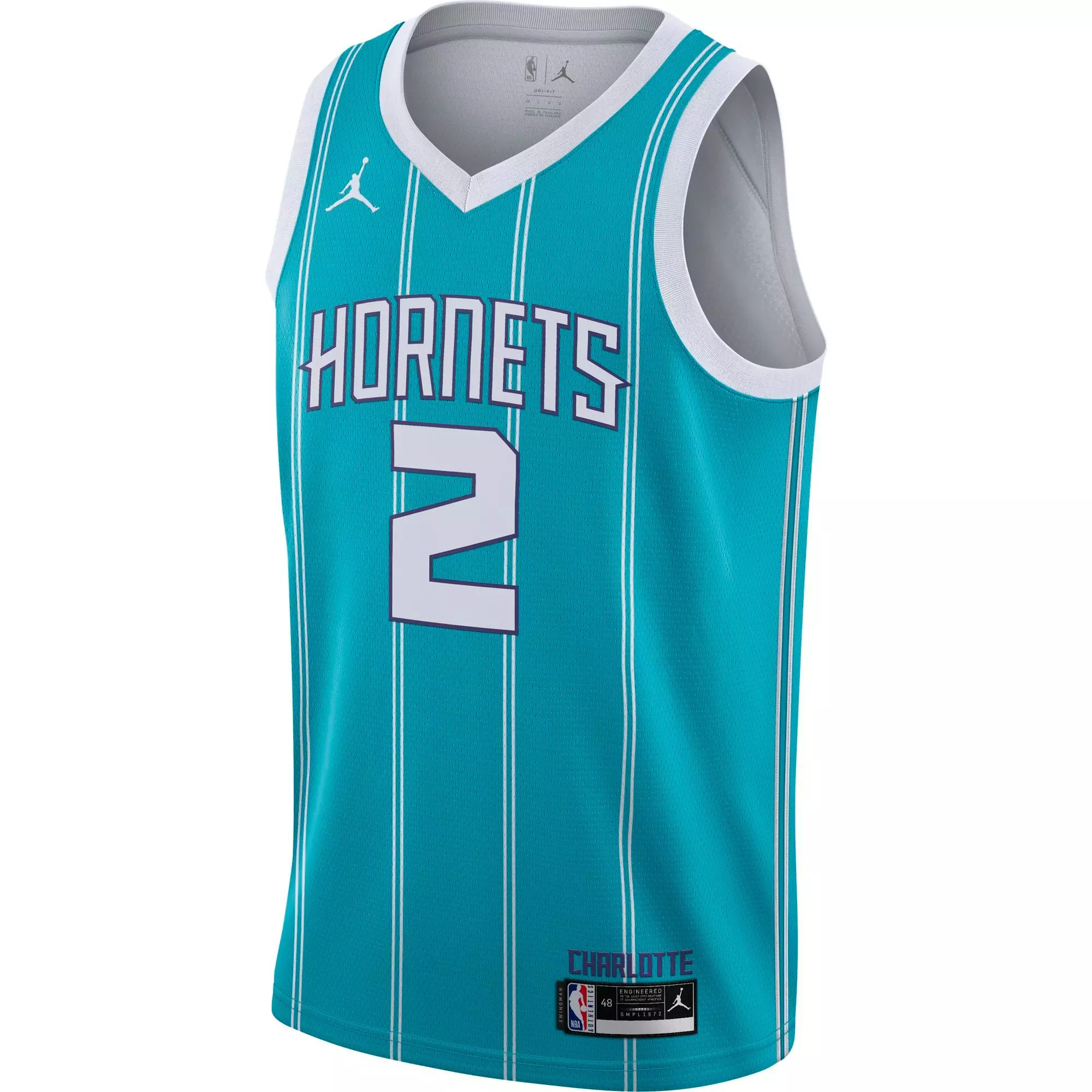 Jordan Men's Charlotte Hornets Lamelo Ball Icon Edition Swingman Jersey - BLUE