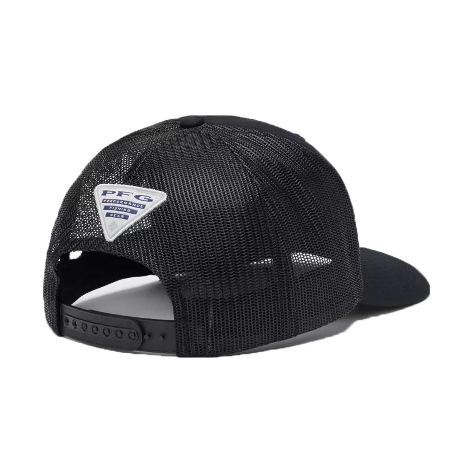 Columbia PFG Hooks Mesh "Black" Snapback Ball Cap - BLACK/GREY Thumbnail View 2