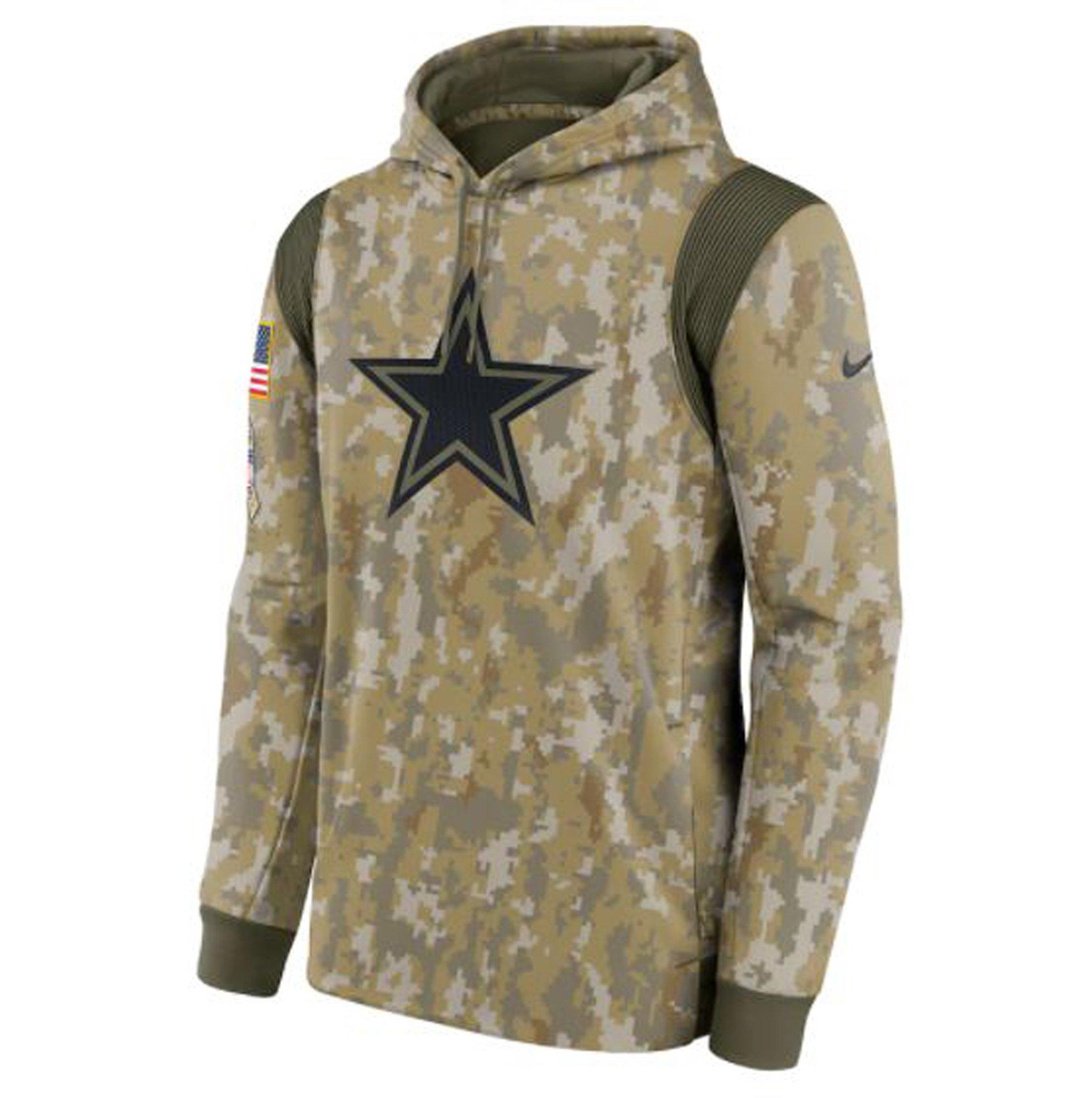 Nike Dallas Cowboys 2020 Men's Salute to Service Therma Hoodie - Macy's