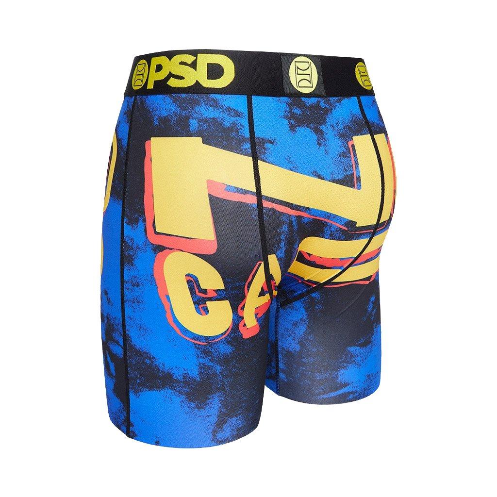 Men's PSD Black and Yellow Ninja Boxer Briefs Small