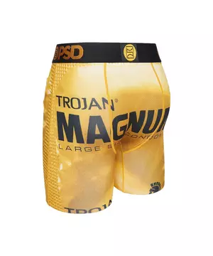 PSD Men's Magnum Wrapper Boxer Briefs-Gold