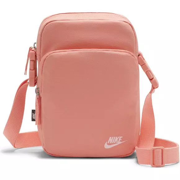 Nike Heritage Cross Body Bum Bag In Grey And Orange for Women