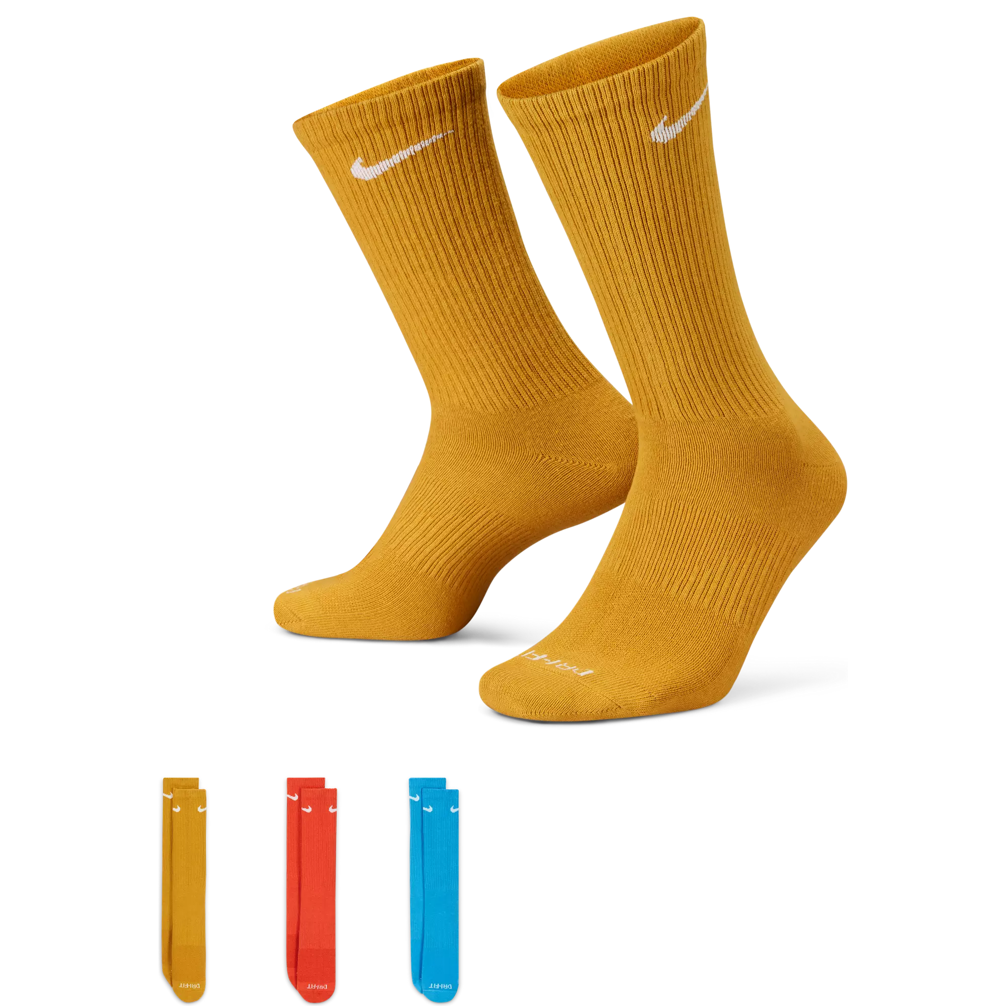 Nike Everyday Lightweight Training Crew Socks (3 Pairs)