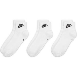 Nike Everyday Essential Ankle Socks (3 Pairs)-White
