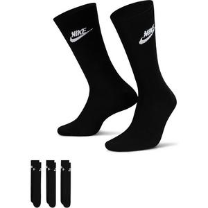 Nike Sportswear Everyday Essential Crew Socks (3 Pairs)-Black/White