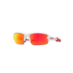 OakleyYouth Flak XXS Prizm Ruby Sunglasses - Matte White