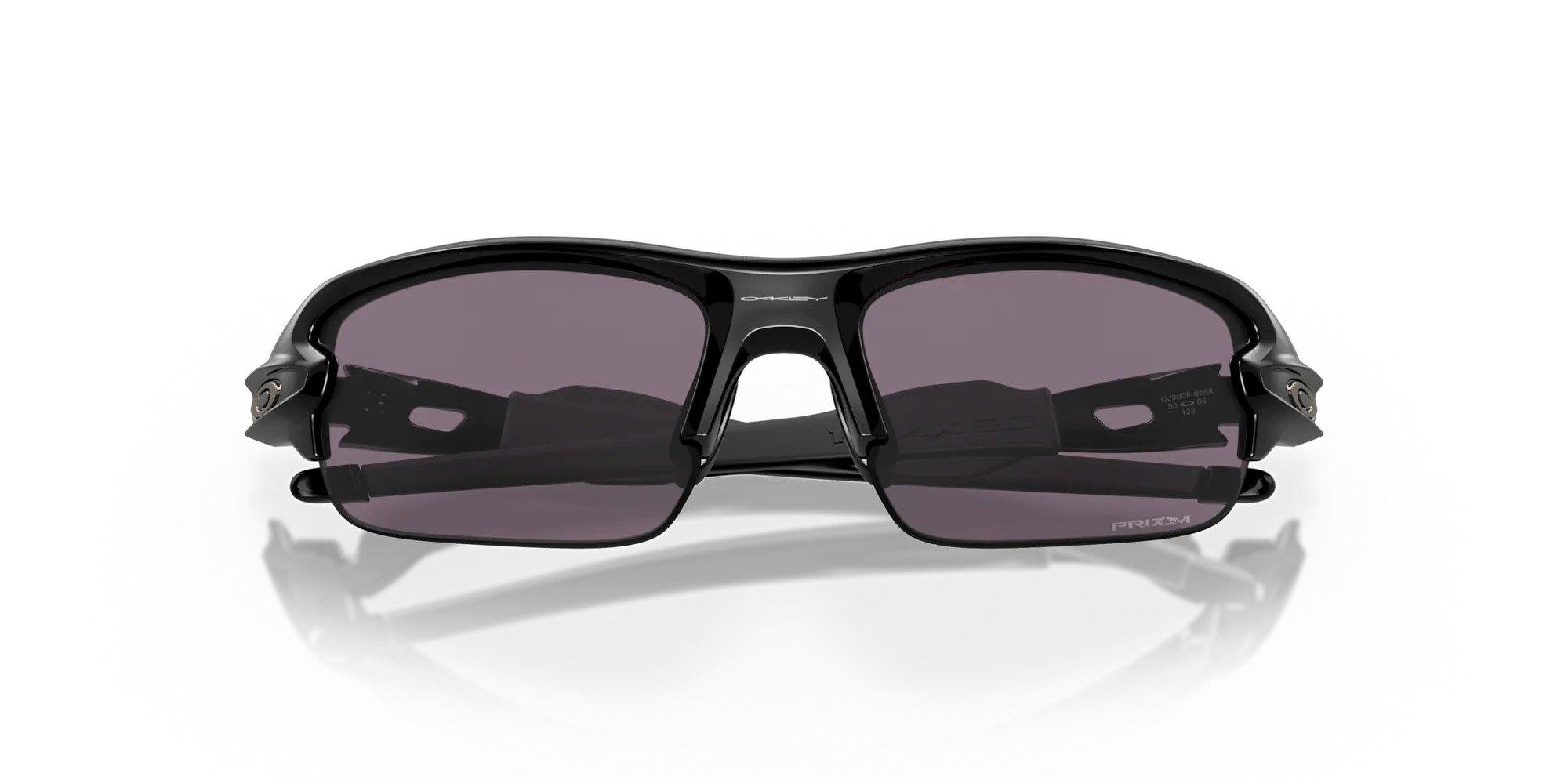 Oakley Flak XXS Sunglasses (Youth Fit) - Prizm Black Lenses and Polished Black Frame
