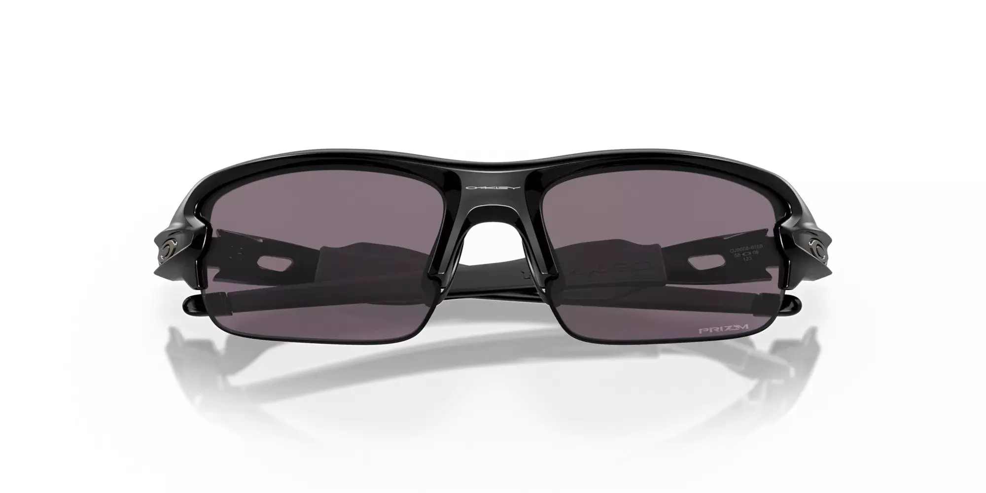 Oakley Youth Flak XXS Prizm Black Sunglasses - Polished Black - BLACK